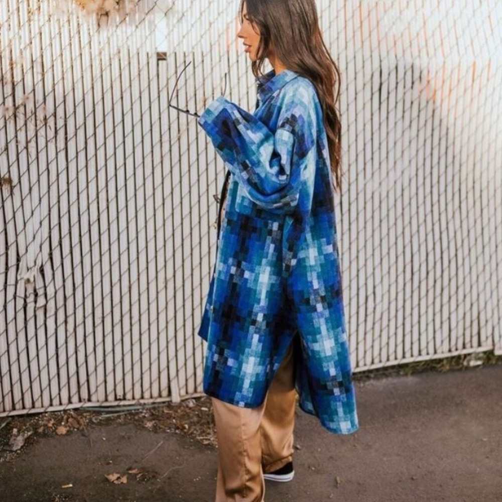 LALA ORIGINAL DESIGN: Cosmos Oversized Grunge Jacket. Size S/M. NWOT